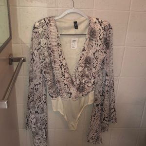 Snake skin body suit